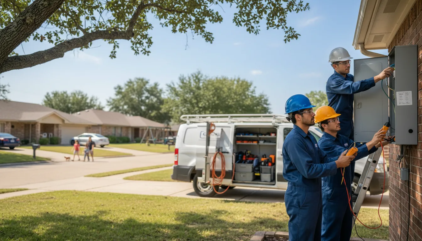 Certified electrician providing emergency electrical services in Boyd, WI